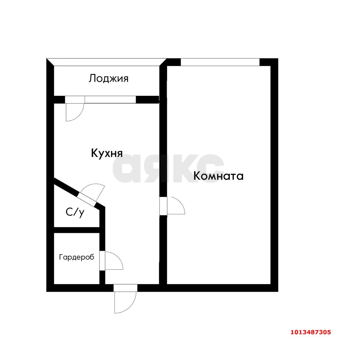 Фото №11: 1-комнатная квартира 33&nbsp;м², 5/5&nbsp;эт. - Краснодар, Прикубанский внутригородской округ, мкр. имени Н.И. Вавилова, ул. Вавилова, 6