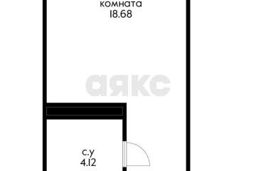 Фото №1: Студия 22 м², 21/24 эт. - Краснодар, мкр. Черёмушки, ул. Обрывная, 132