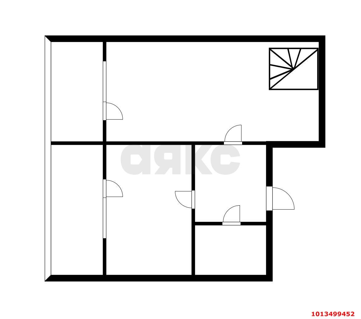 Фото №8: 3-комнатная квартира 97&nbsp;м², 3/3&nbsp;эт. - Агроном, ул. Корпусная, 3литБ