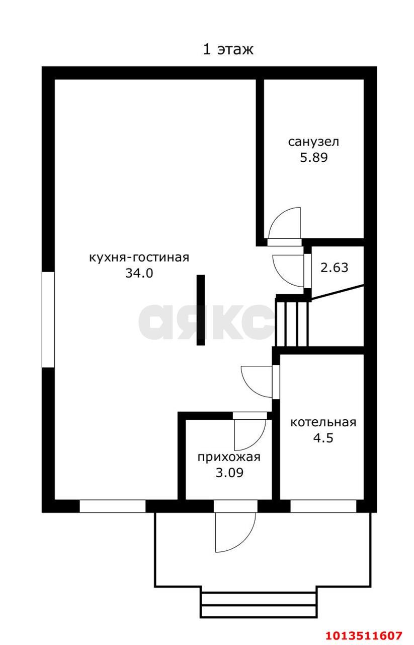 Фото №2: Дом 95&nbsp;м² + 3.01&nbsp;сот., 2&nbsp;эт. - Краснодар, Центральный внутригородской округ, мкр. Дубинка, ул. 1-я Линия Поймы реки Кубань, 284