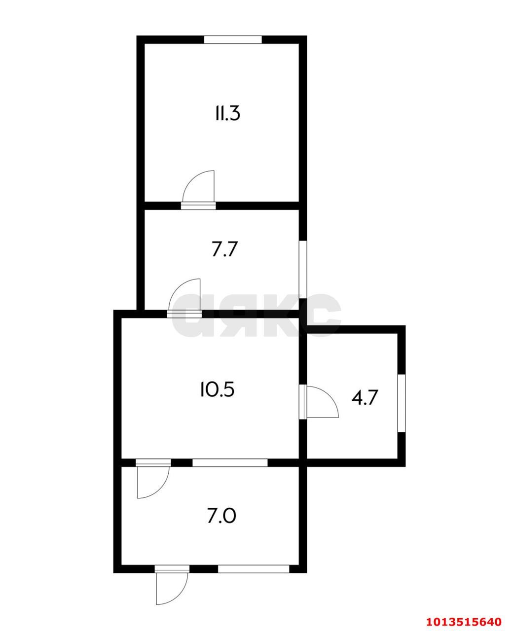 Фото №11: 2-комнатная квартира 41&nbsp;м², 1/1&nbsp;эт. - Краснодар, Карасунский внутригородской округ, ж/м Пашковский, ул. имени В.Н. Мачуги, 162