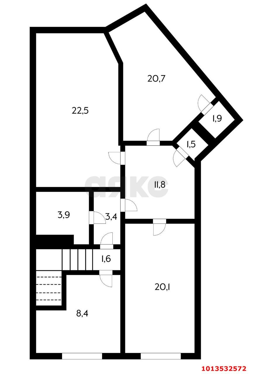 Фото №14: Торговое помещение 182&nbsp;м², 1/20&nbsp;эт. - Краснодар, Западный внутригородской округ, мкр. Фестивальный, ул. Дальняя, 4/2к3