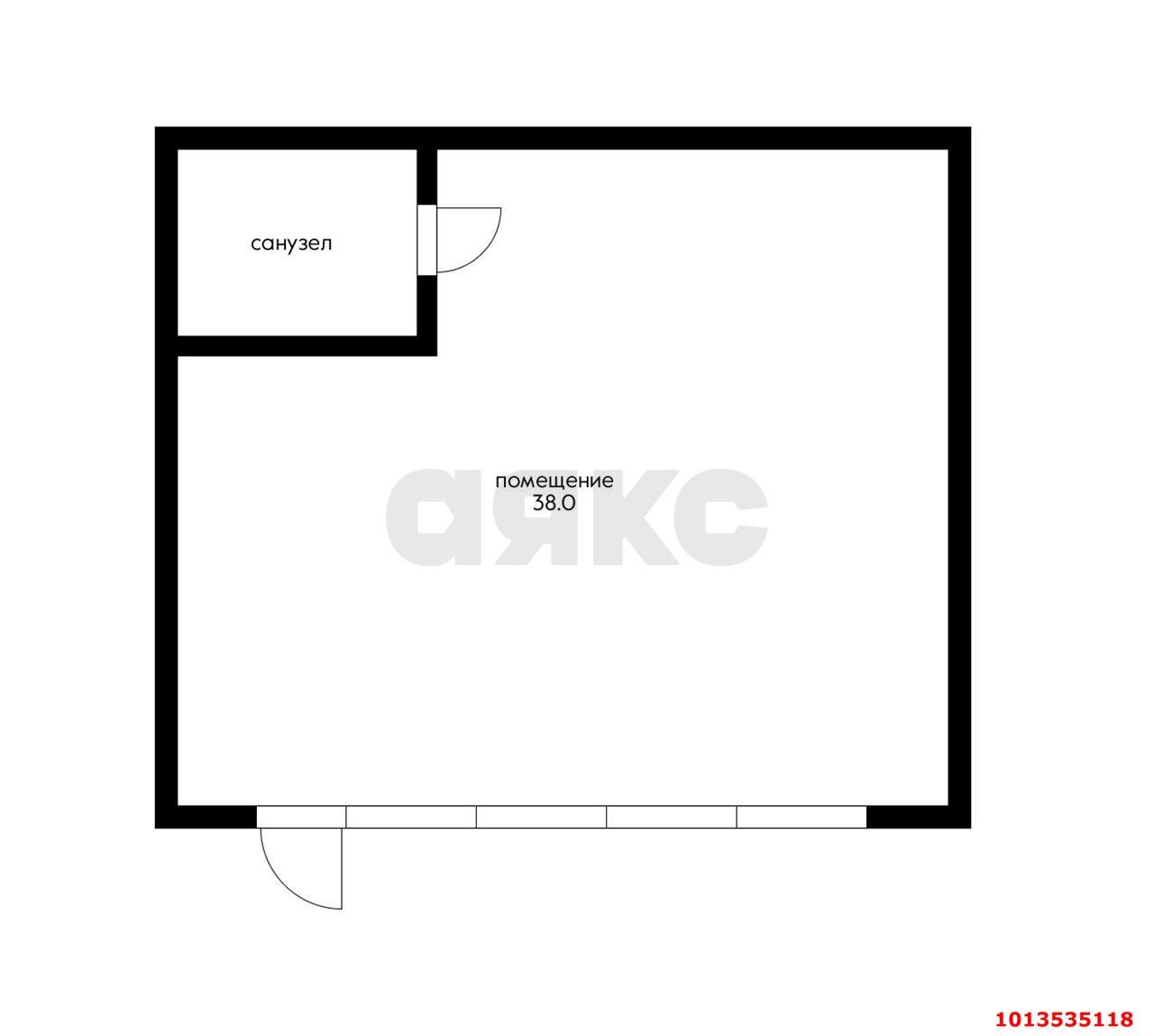 Фото №3: Торговое помещение 40&nbsp;м², 1/1&nbsp;эт. - Яблоновский, ул. Космическая, 53/3