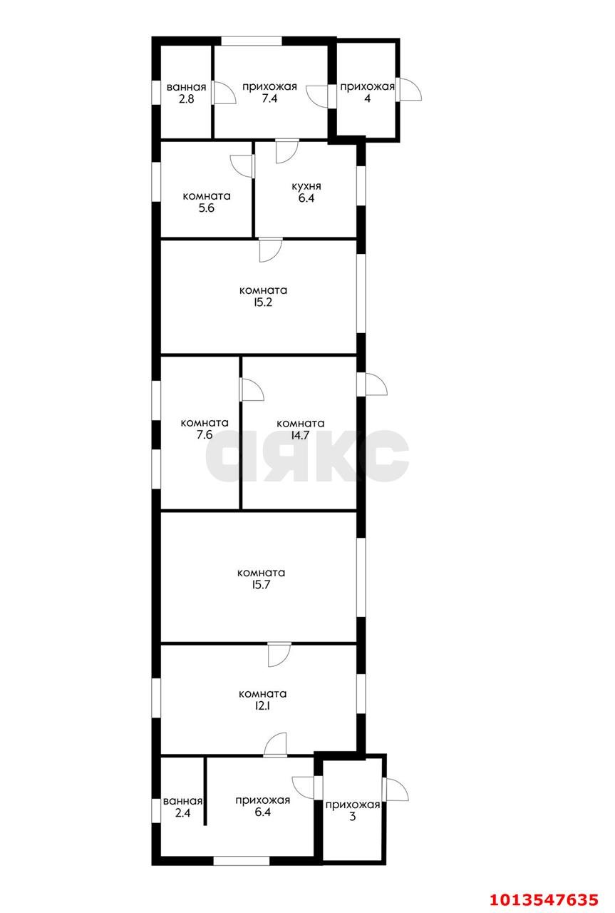 Фото №14: Дом 93&nbsp;м² + 3.1&nbsp;сот., 1&nbsp;эт. - Краснодар, мкр. Западный внутригородской округ, ул. Рылеева, 235