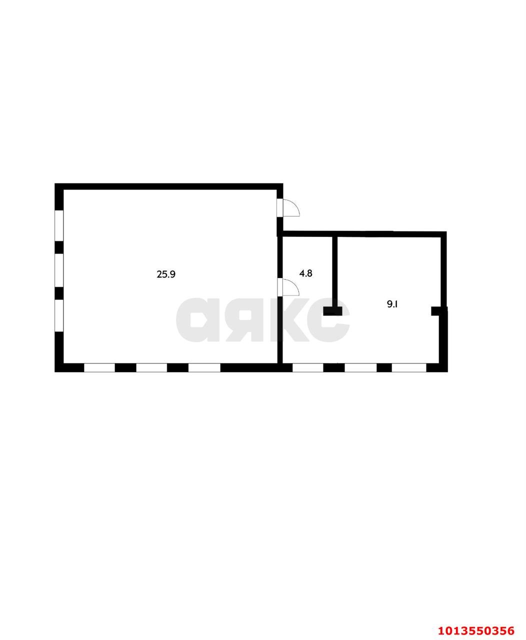 Фото №15: Торговое помещение 39&nbsp;м², 2/2&nbsp;эт. - Краснодар, Карасунский внутригородской округ, мкр. Комсомольский, ул. Уральская, 156