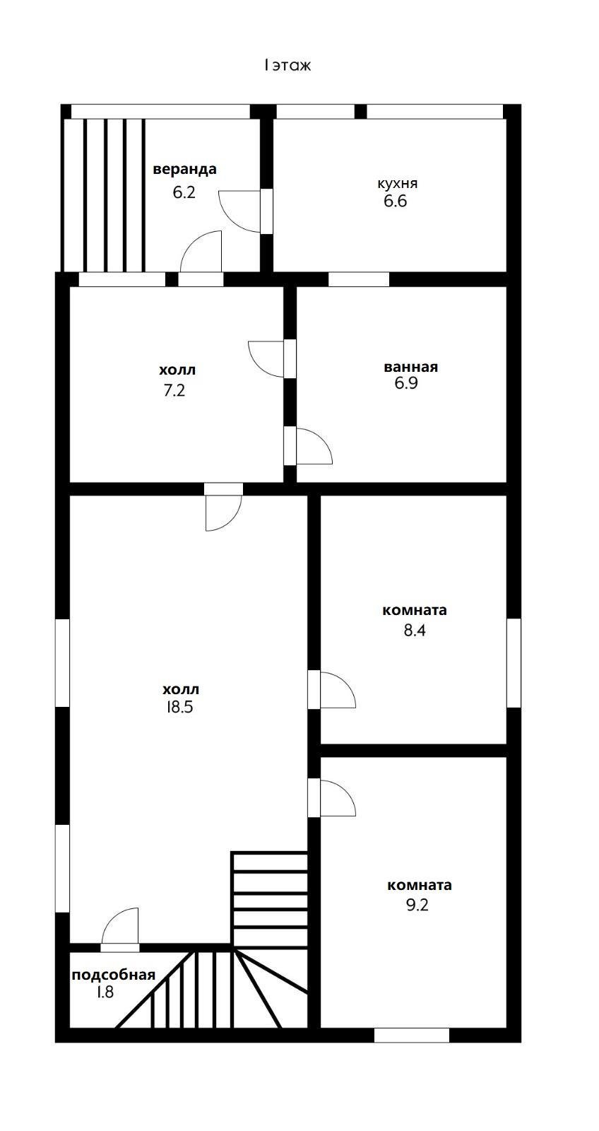 Фото №10: Дом 161&nbsp;м² + 12.25&nbsp;сот., 2&nbsp;эт. - Камвольно-суконного Комбината-1, мкр. Прикубанский внутригородской округ, ул. Ягодная
