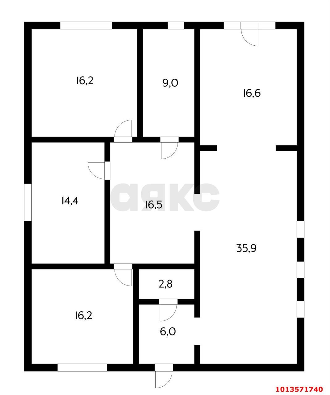 Фото №1: Дом 133&nbsp;м² + 7.25&nbsp;сот., 1&nbsp;эт. - Новая Адыгея, ул. Краснодарская, 32