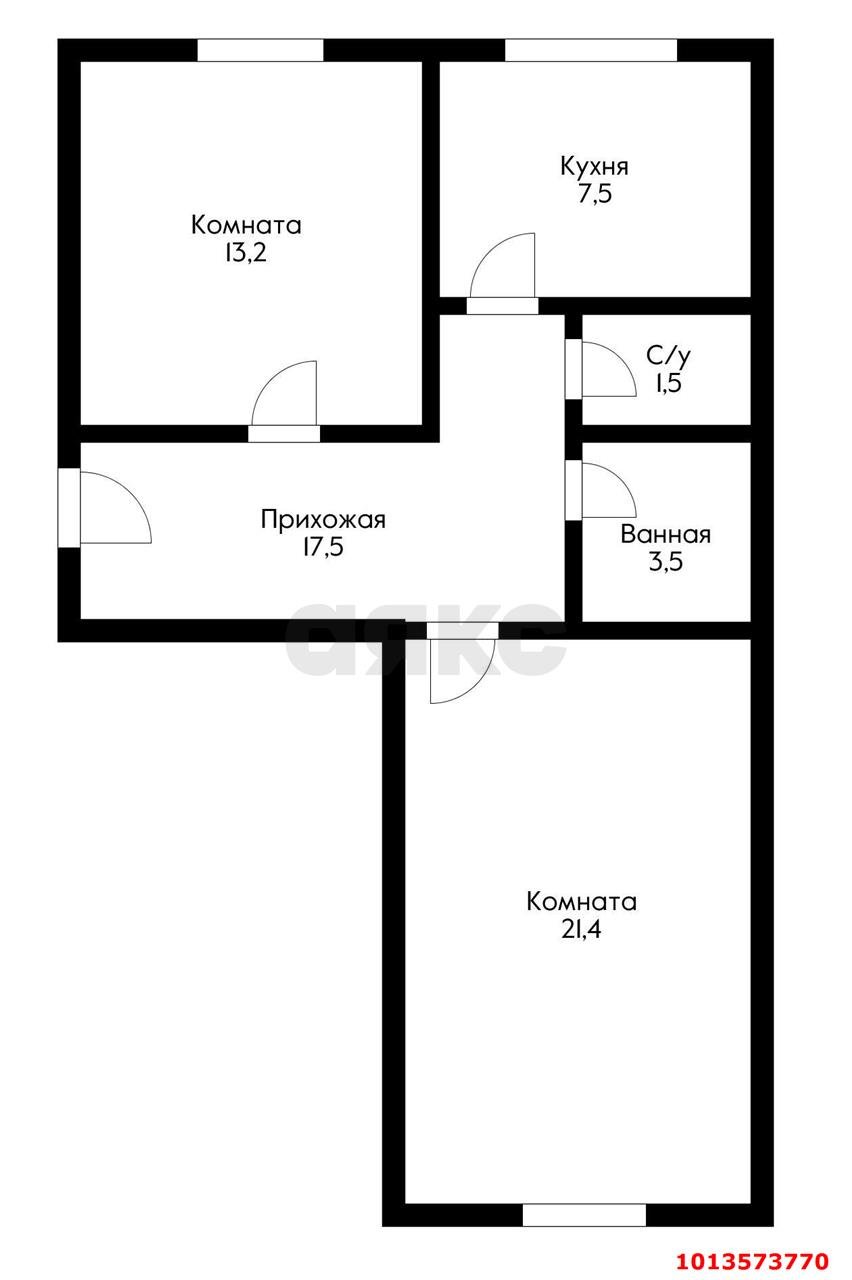 Фото №11: 2-комнатная квартира 63&nbsp;м², 5/5&nbsp;эт. - Краснодар, Западный внутригородской округ, мкр. Центральный, ул. Кирова, 50