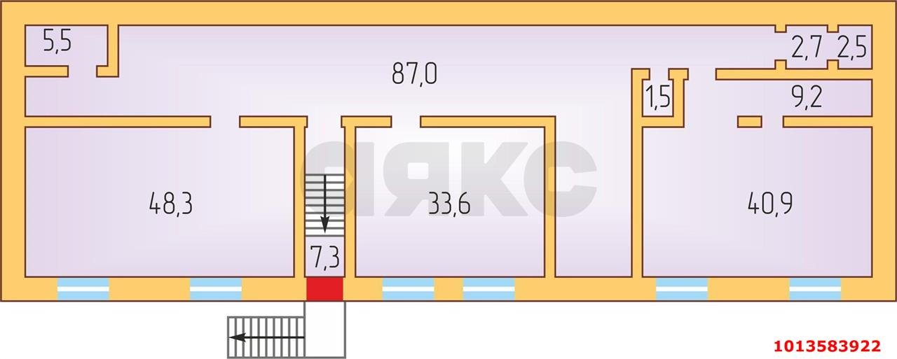 Фото №2: Офисное помещение 330&nbsp;м², -1/15&nbsp;эт. - Краснодар, Центральный внутригородской округ, мкр. Завод Измерительных Приборов, ул. Зиповская, 4/5