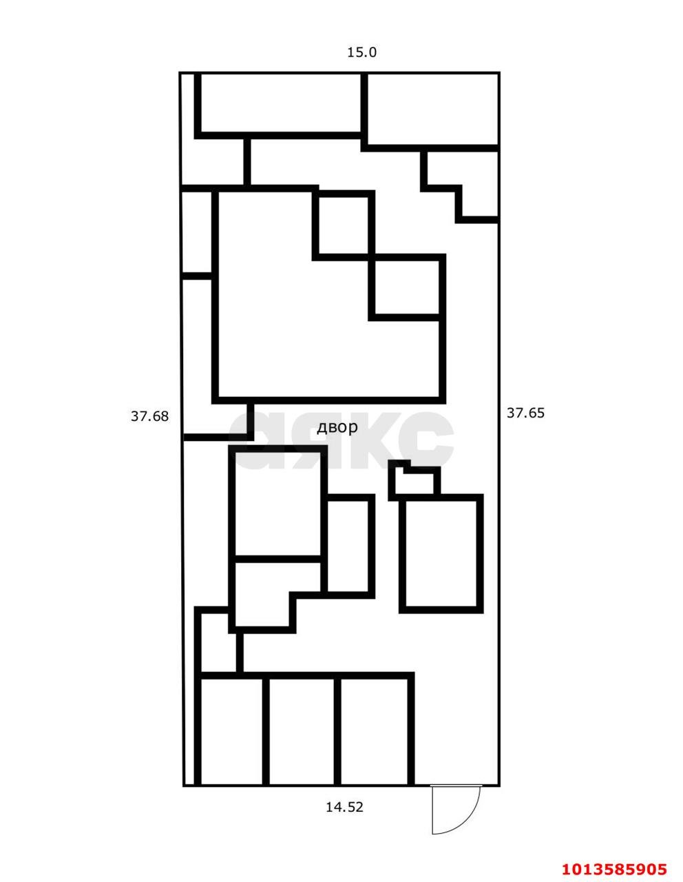 Фото №14: Дом 50&nbsp;м² + 2&nbsp;сот., 1&nbsp;эт. - Краснодар, Центральный внутригородской округ, мкр. Центральный, ул. Ленина, 84