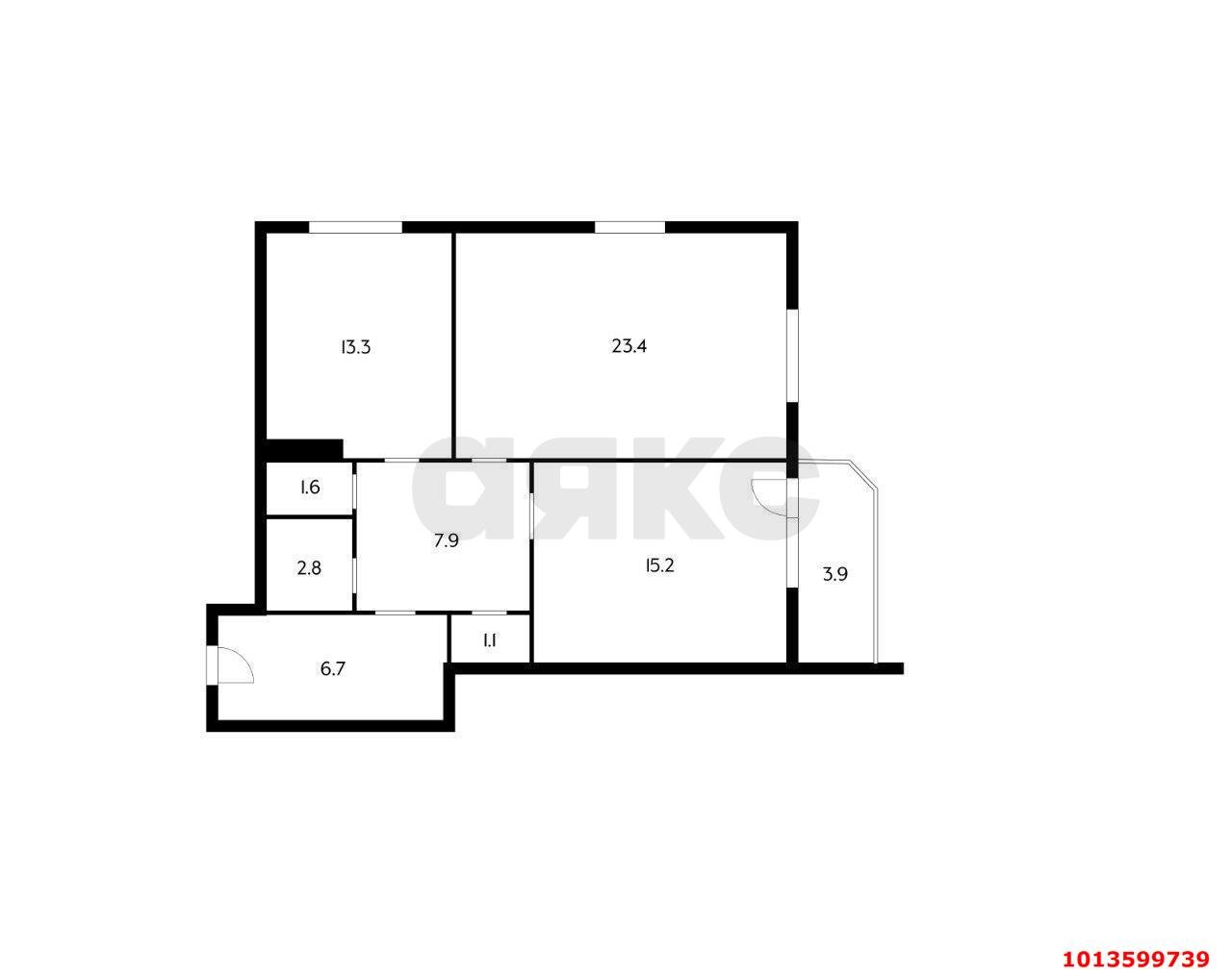 Фото №12: 2-комнатная квартира 75&nbsp;м², 10/17&nbsp;эт. - Краснодар, Прикубанский внутригородской округ, мкр. имени Маршала Жукова, ул. Александра Покрышкина, 2/1