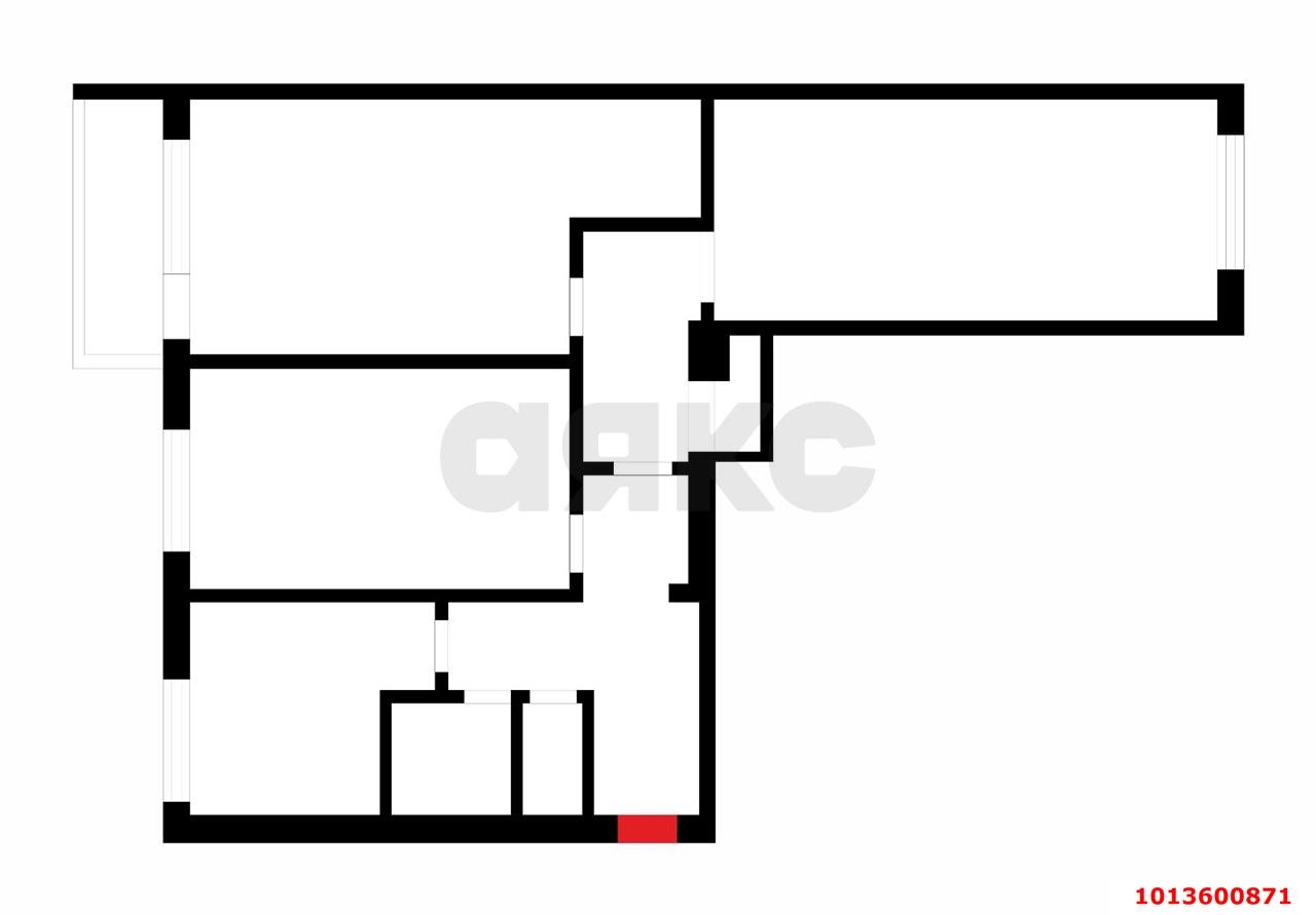Фото №9: 3-комнатная квартира 64&nbsp;м², 2/5&nbsp;эт. - Краснодар, Карасунский внутригородской округ, мкр. Гидростроителей, ул. имени Игнатова, 33