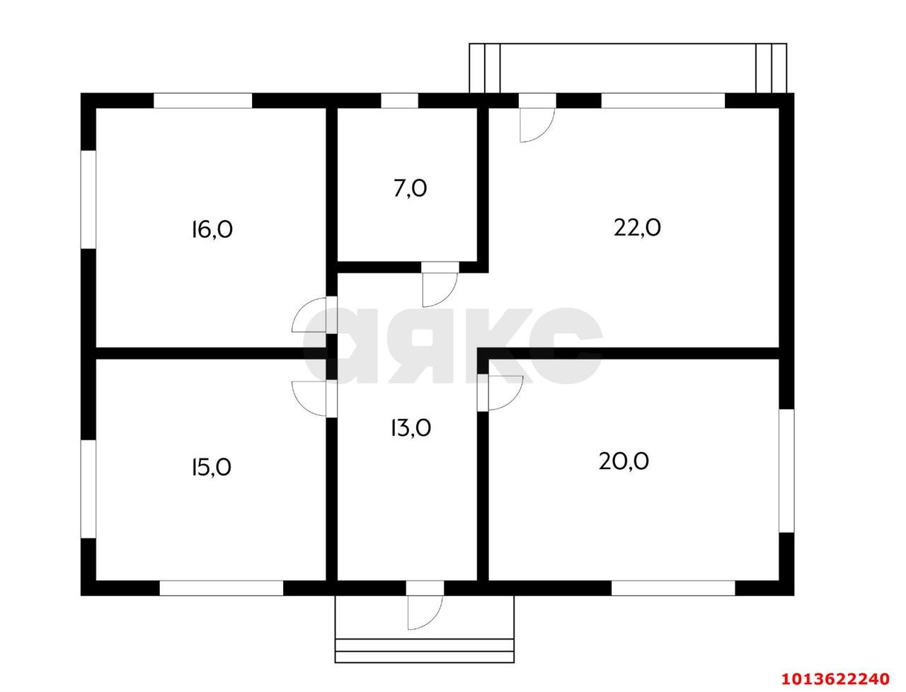Фото №2: Дом 103&nbsp;м² + 7&nbsp;сот., 1&nbsp;эт. - Тлюстенхабль, ул. Коммунаров, 14/3