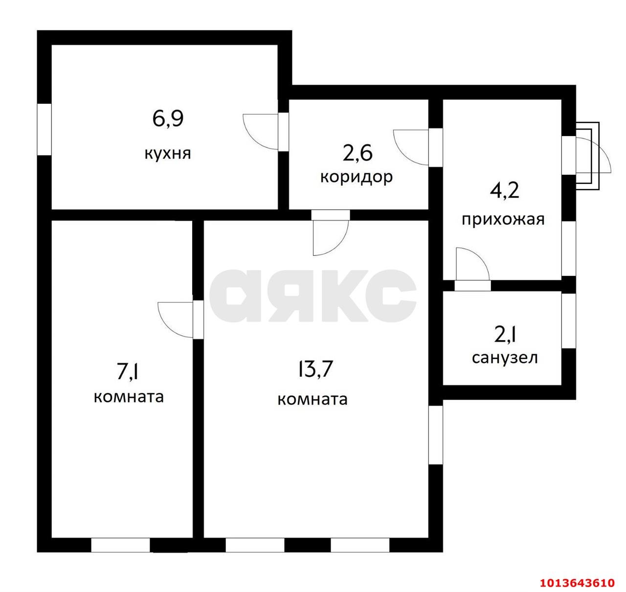 Фото №2: Часть дома 37&nbsp;м² + 10&nbsp;сот., 1&nbsp;эт. - Краснодар, Карасунский внутригородской округ, ж/м Пашковский, ул. Кубанская, 64