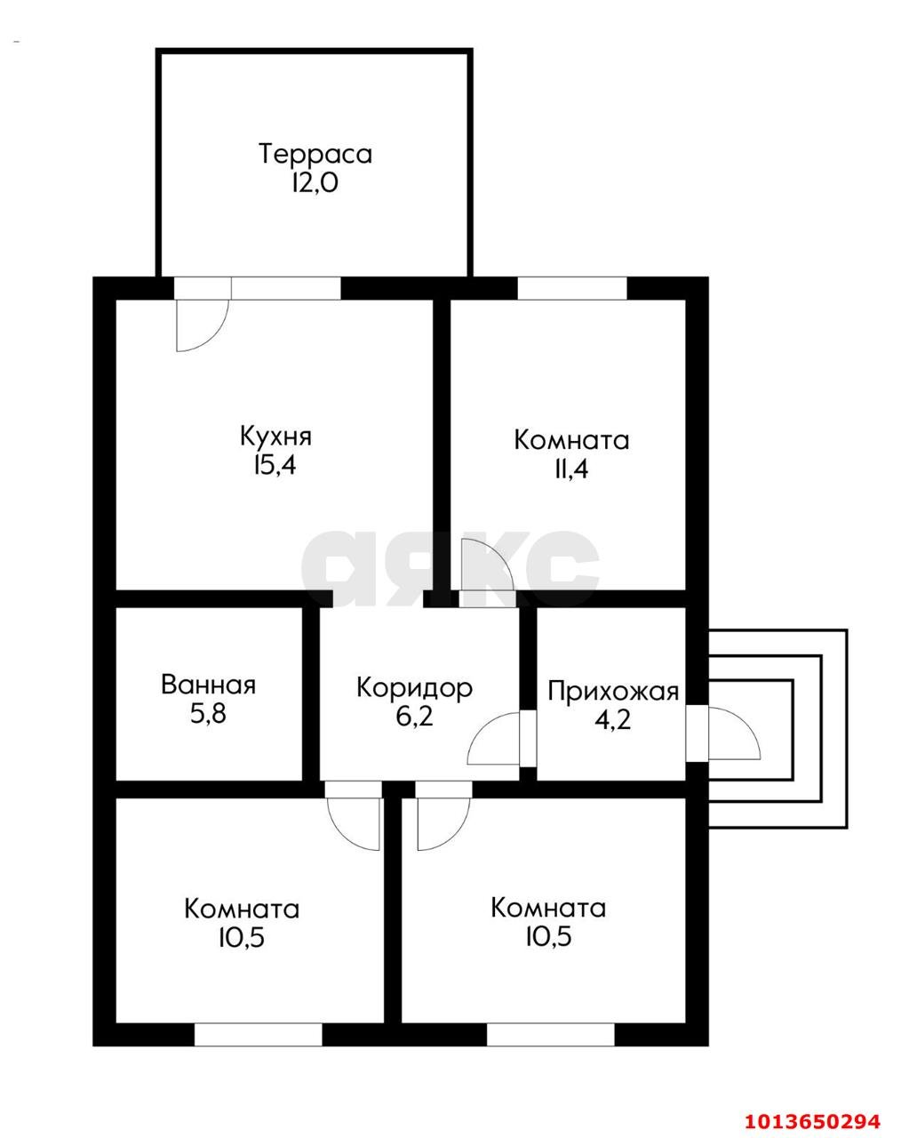 Фото №5: Дом 80&nbsp;м² + 4.11&nbsp;сот., 1&nbsp;эт. - Елизаветинская, Прикубанский внутригородской округ, ст Проектировщик, ул. Дачная