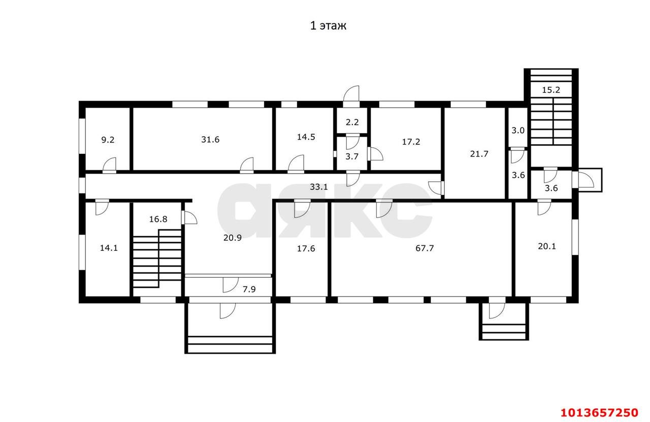 Фото №6: Отдельное здание 929&nbsp;м², 1/2&nbsp;эт. - Белый, пер. Садовый, 9