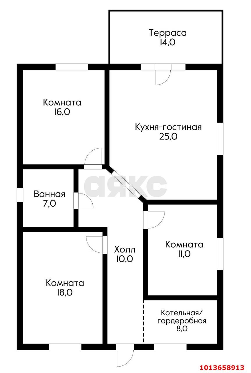 Фото №2: Дом 95&nbsp;м² + 8.35&nbsp;сот., 1&nbsp;эт. - Красносельское, ул. Длинная, 70