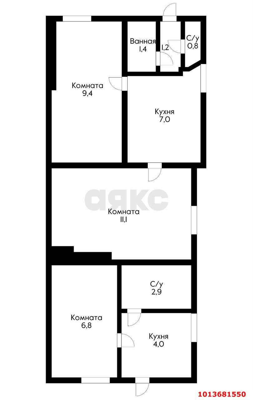 Фото №13: Дом 74&nbsp;м² + 2.4&nbsp;сот., 1&nbsp;эт. - Краснодар, Западный внутригородской округ, Горогороды, мкр. Центральный, ул. Олега Кошевого, 39