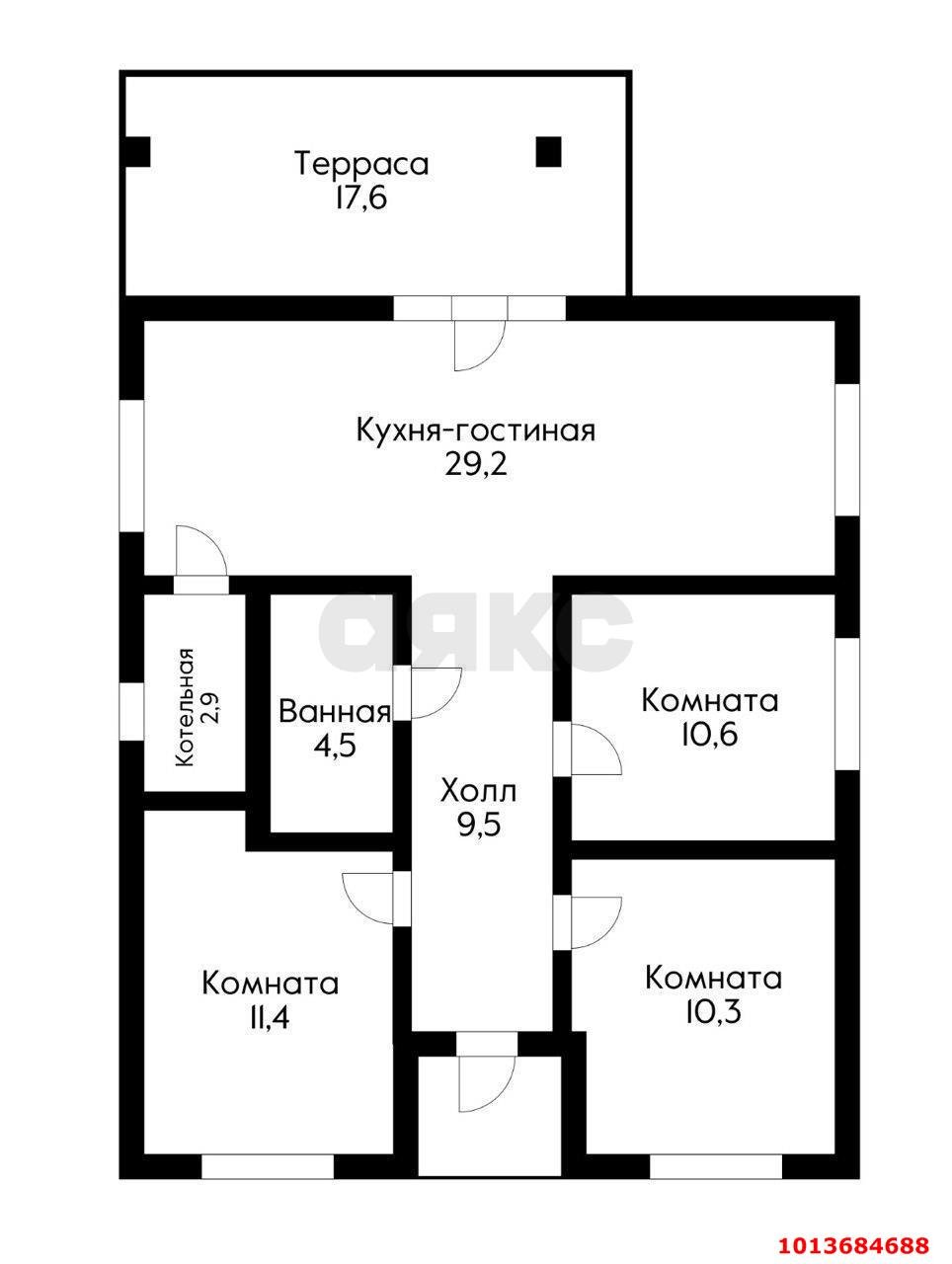 Фото №15: Дом 100&nbsp;м² + 4.1&nbsp;сот., 1&nbsp;эт. - Кубанская Нива-2, мкр. Прикубанский внутригородской округ, ул. Виноградная, 482А