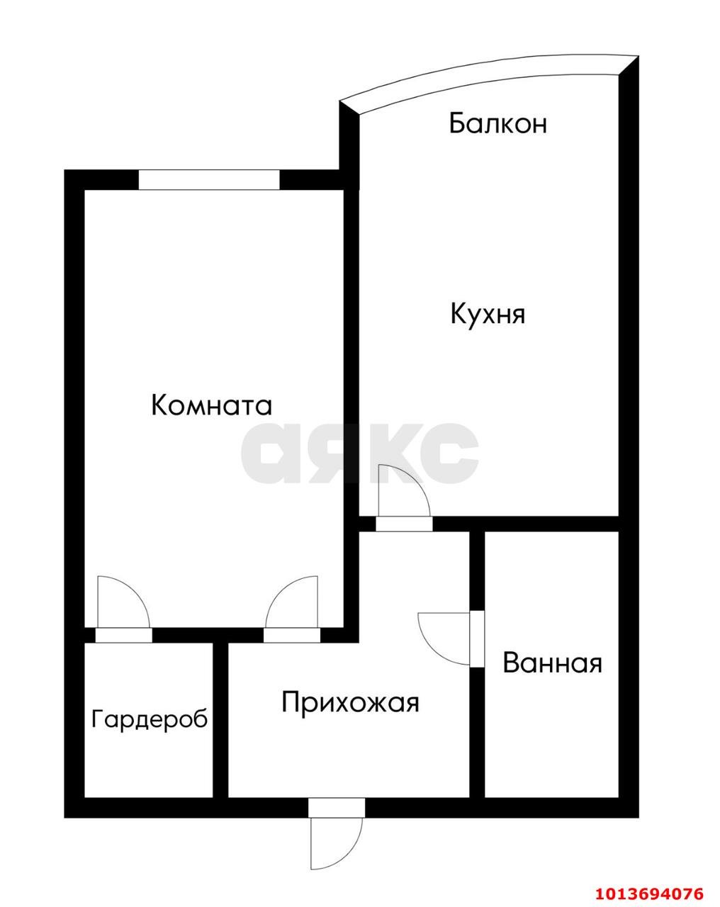 Фото №14: 1-комнатная квартира 34&nbsp;м², 12/16&nbsp;эт. - Краснодар, Прикубанский внутригородской округ, мкр. жилой комплекс Зеленодар, ул. Садовое Кольцо, 13