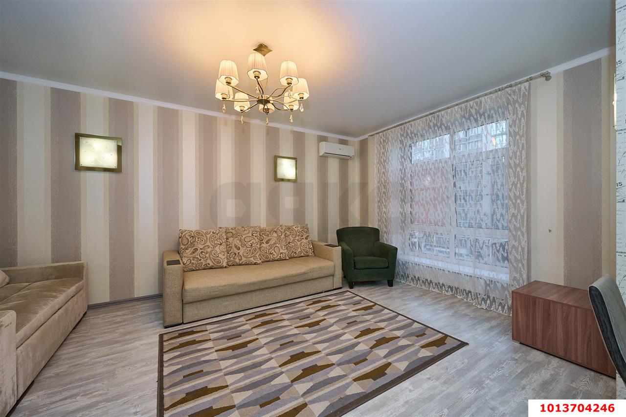Фото №4: 2-комнатная квартира 70&nbsp;м², 4/16&nbsp;эт. - Краснодар, Прикубанский внутригородской округ, Фестивальный, мкр. Солнечный, ул. Казбекская, 18