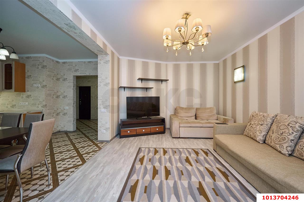 Фото №5: 2-комнатная квартира 70&nbsp;м², 4/16&nbsp;эт. - Краснодар, Прикубанский внутригородской округ, Фестивальный, мкр. Солнечный, ул. Казбекская, 18