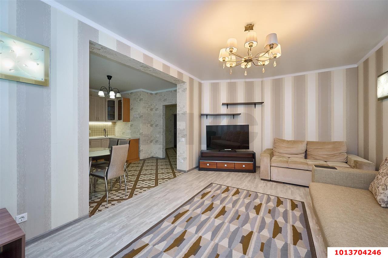 Фото №6: 2-комнатная квартира 70&nbsp;м², 4/16&nbsp;эт. - Краснодар, Прикубанский внутригородской округ, Фестивальный, мкр. Солнечный, ул. Казбекская, 18