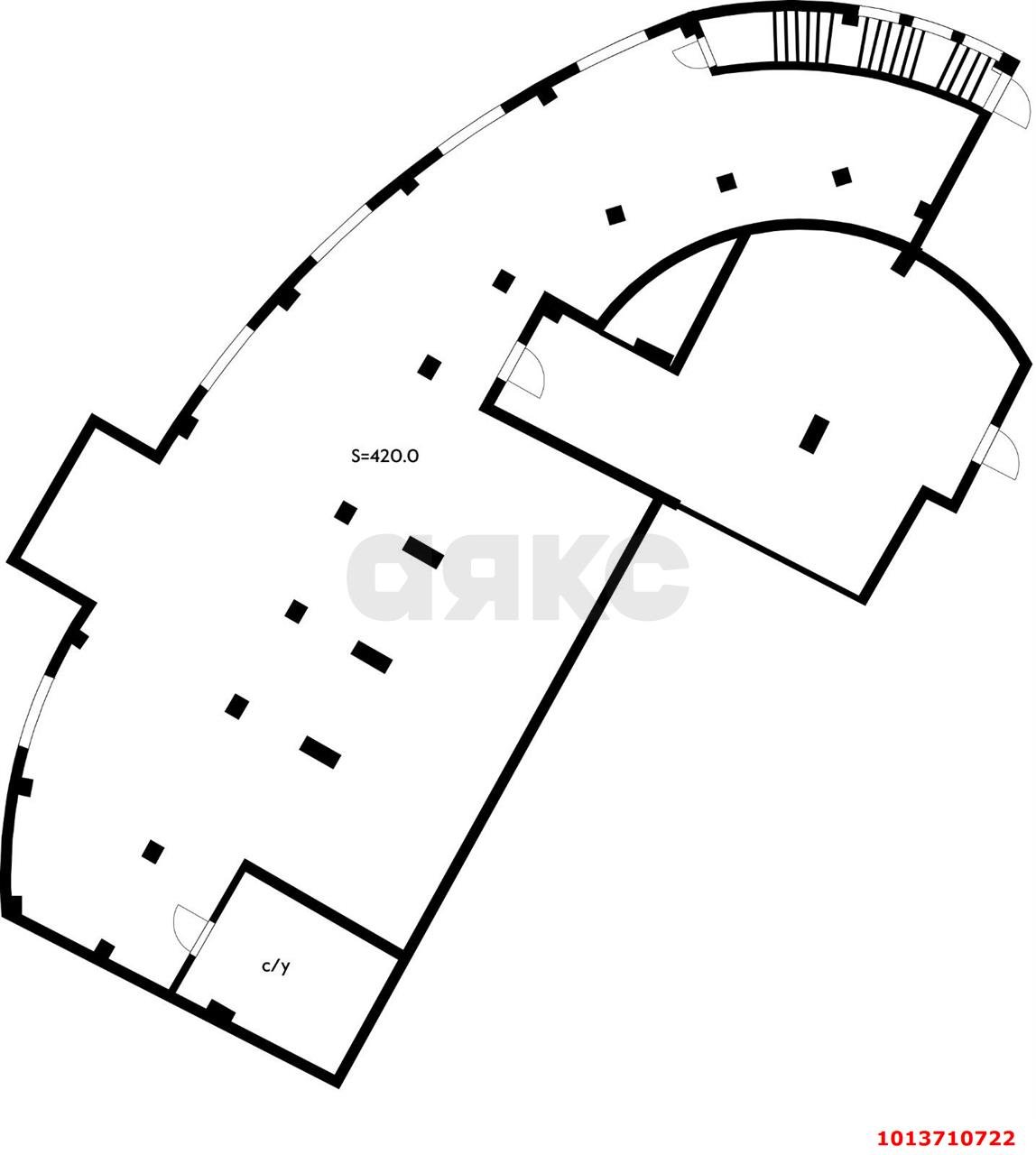 Фото №6: Торговое помещение 420&nbsp;м², 22&nbsp;эт. - Краснодар, Западный внутригородской округ, мкр. Центральный, ул. Кубанская набережная, 37/10