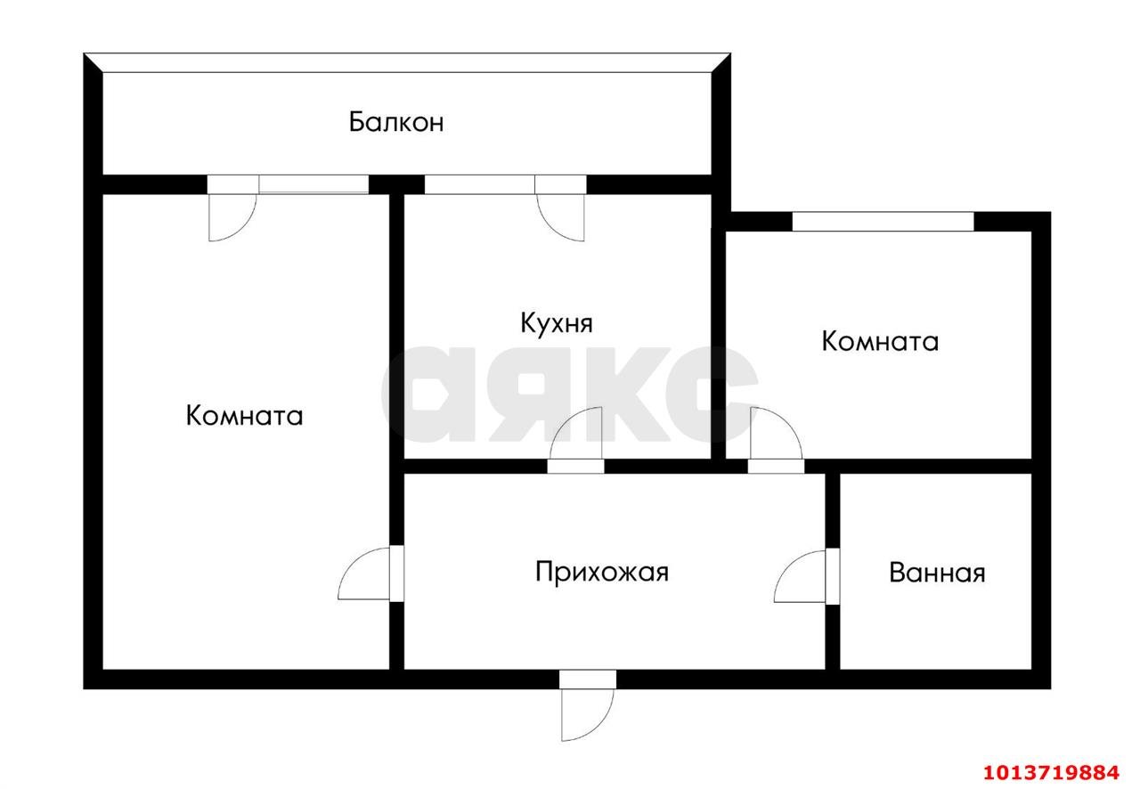 Фото №1: Торговое помещение 47&nbsp;м², 1/9&nbsp;эт. - Краснодар, Карасунский внутригородской округ, мкр. Комсомольский, ул. Симферопольская, 40
