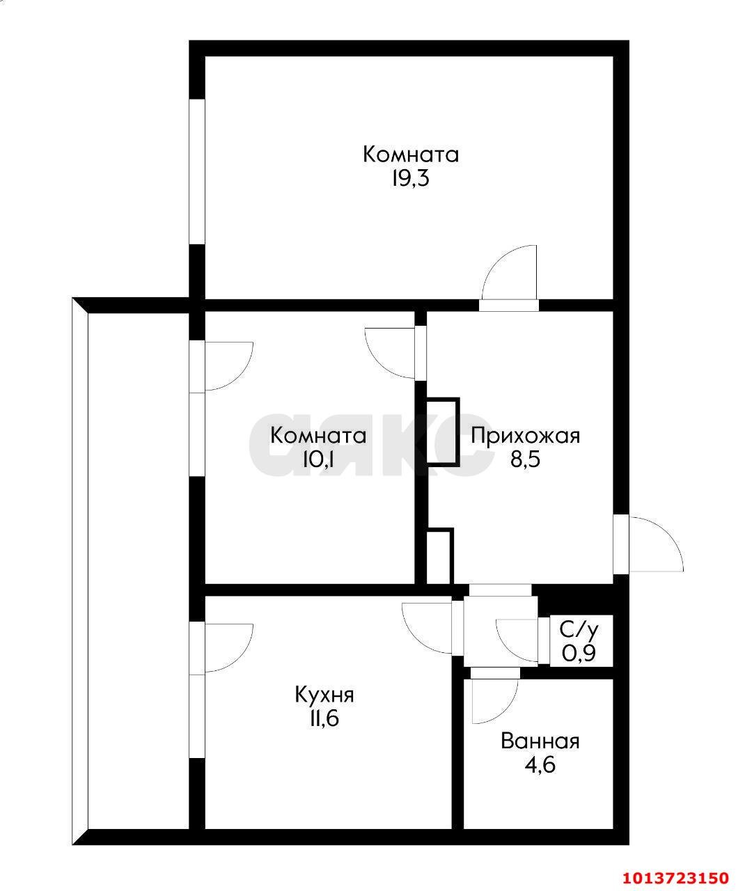 Фото №16: 2-комнатная квартира 56&nbsp;м², 12/16&nbsp;эт. - Краснодар, Центральный внутригородской округ, Дубинка, мкр. ЖК Димитрова, ул. Димитрова, 3/2