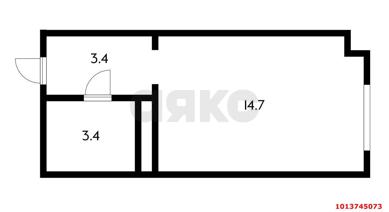 Фото №15: Апартаменты 27&nbsp;м², 11/16&nbsp;эт. - Краснодар, Карасунский внутригородской округ, Хлопчато-бумажный Комбинат, мкр. жилой комплекс Гранд Пэлэс, ул. Уральская, 75/6