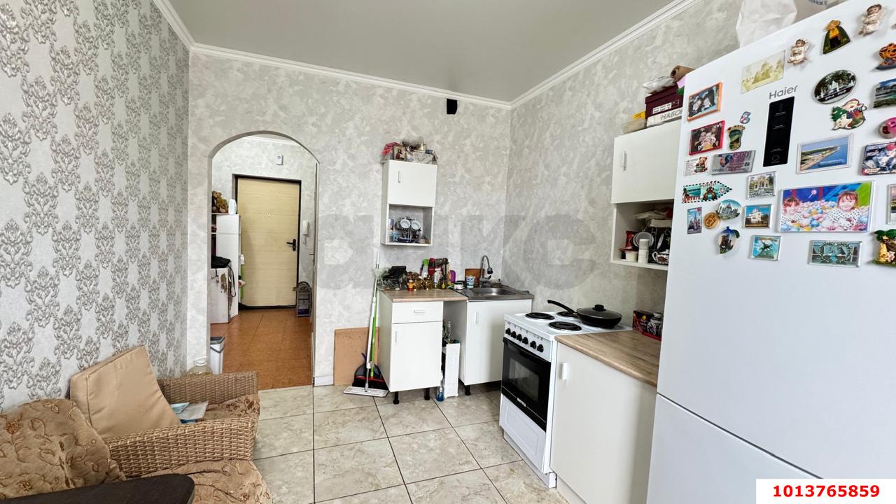 Фото №4: 1-комнатная квартира 36&nbsp;м², 9/17&nbsp;эт. - Краснодар, Прикубанский внутригородской округ, Музыкальный, ЖК Акварели, мкр. имени Петра Метальникова, ул. Петра Метальникова, 3/1к1
