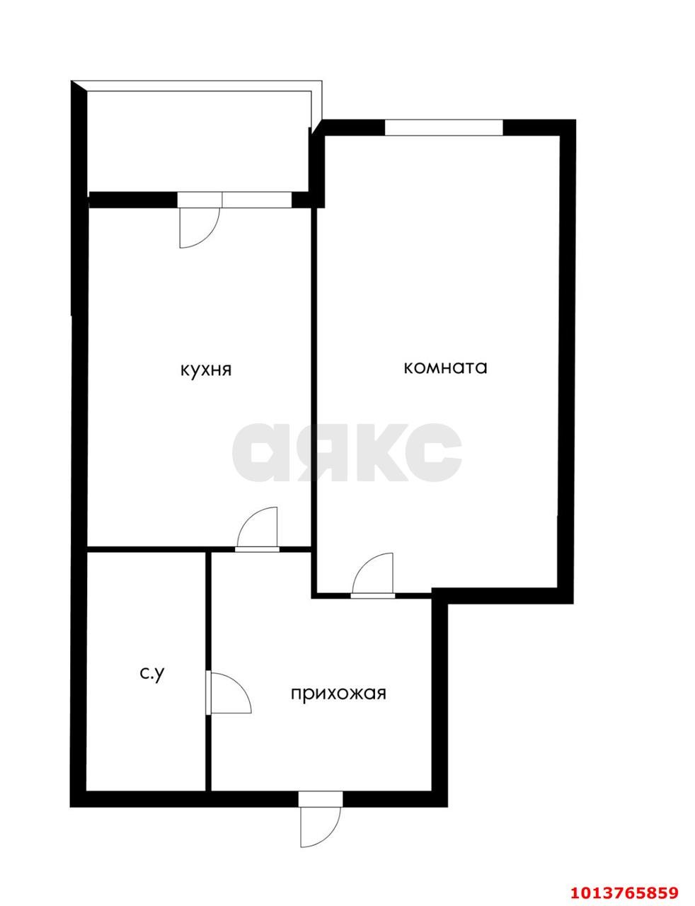 Фото №6: 1-комнатная квартира 36&nbsp;м², 9/17&nbsp;эт. - Краснодар, Прикубанский внутригородской округ, Музыкальный, ЖК Акварели, мкр. имени Петра Метальникова, ул. Петра Метальникова, 3/1к1