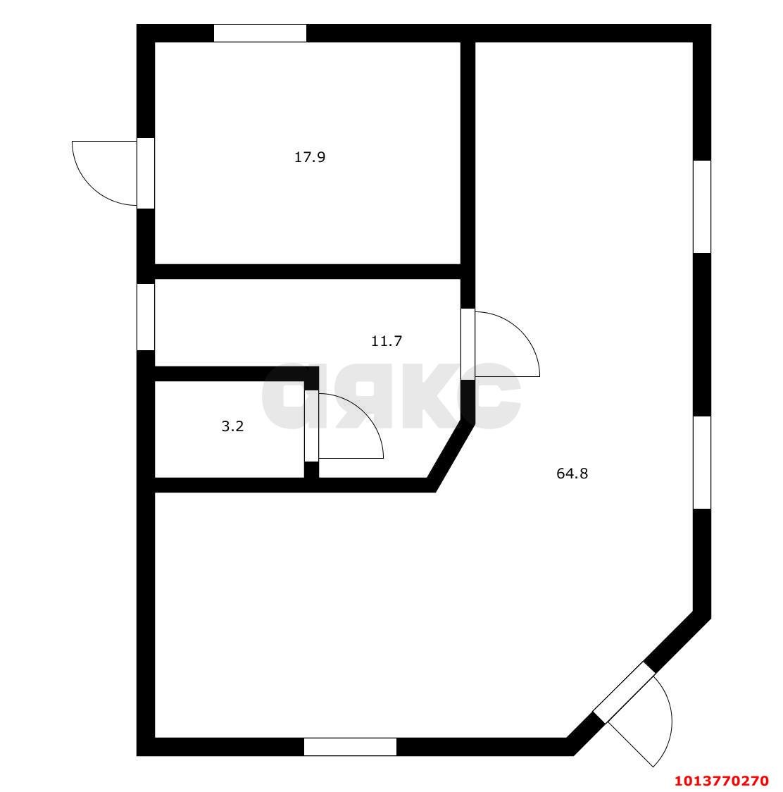 Фото №1: Торговое помещение 97&nbsp;м², 1/1&nbsp;эт. - Васюринская, ул. Железнодорожная, 12