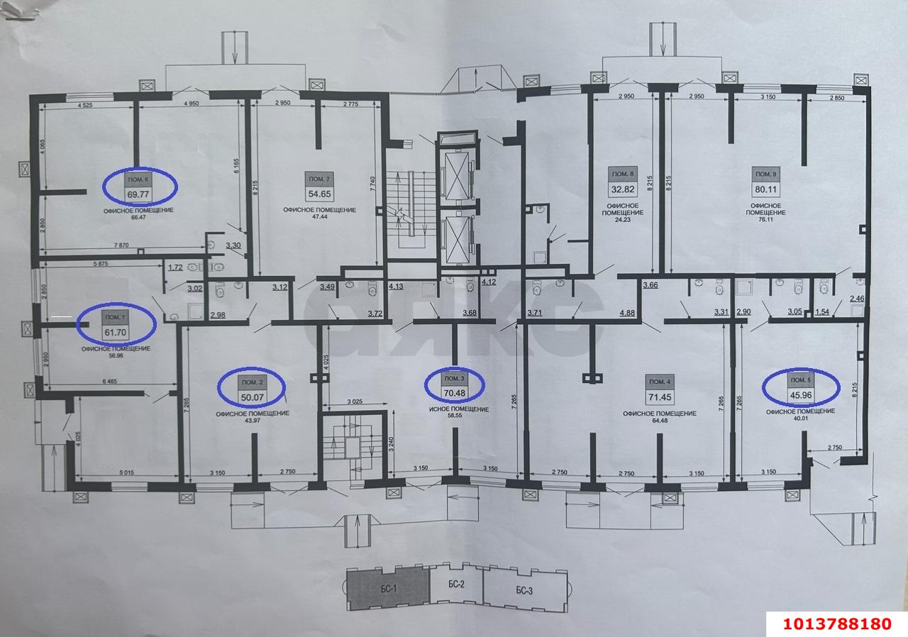 Фото №2: Торговое помещение 50&nbsp;м², 1/16&nbsp;эт. - Краснодар, Прикубанский внутригородской округ, Музыкальный, мкр. ЖК Притяжение, ул. Московская, 118к1