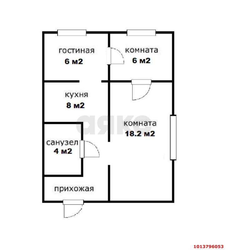 Фото №13: 2-комнатная квартира 45&nbsp;м², 1/5&nbsp;эт. - Энем, ул. Фрунзе, 10