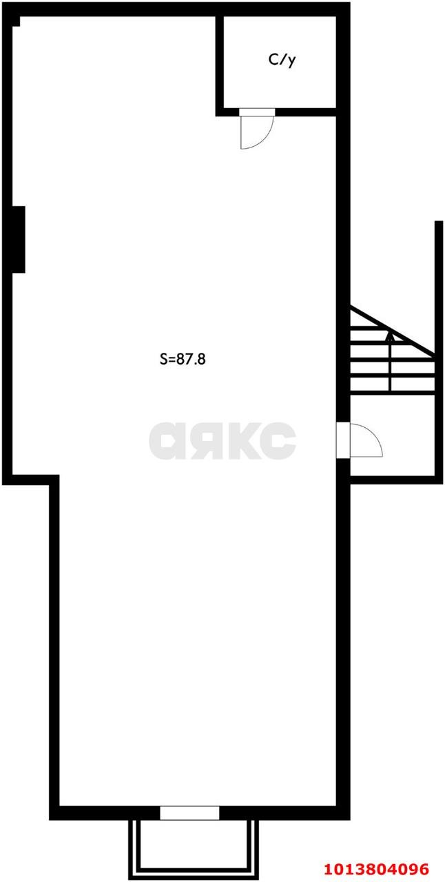 Фото №3: Торговое помещение 87&nbsp;м², 17&nbsp;эт. - Краснодар, Прикубанский внутригородской округ, Музыкальный, мкр. ЖК Светлый, ул. Московская, 144к2