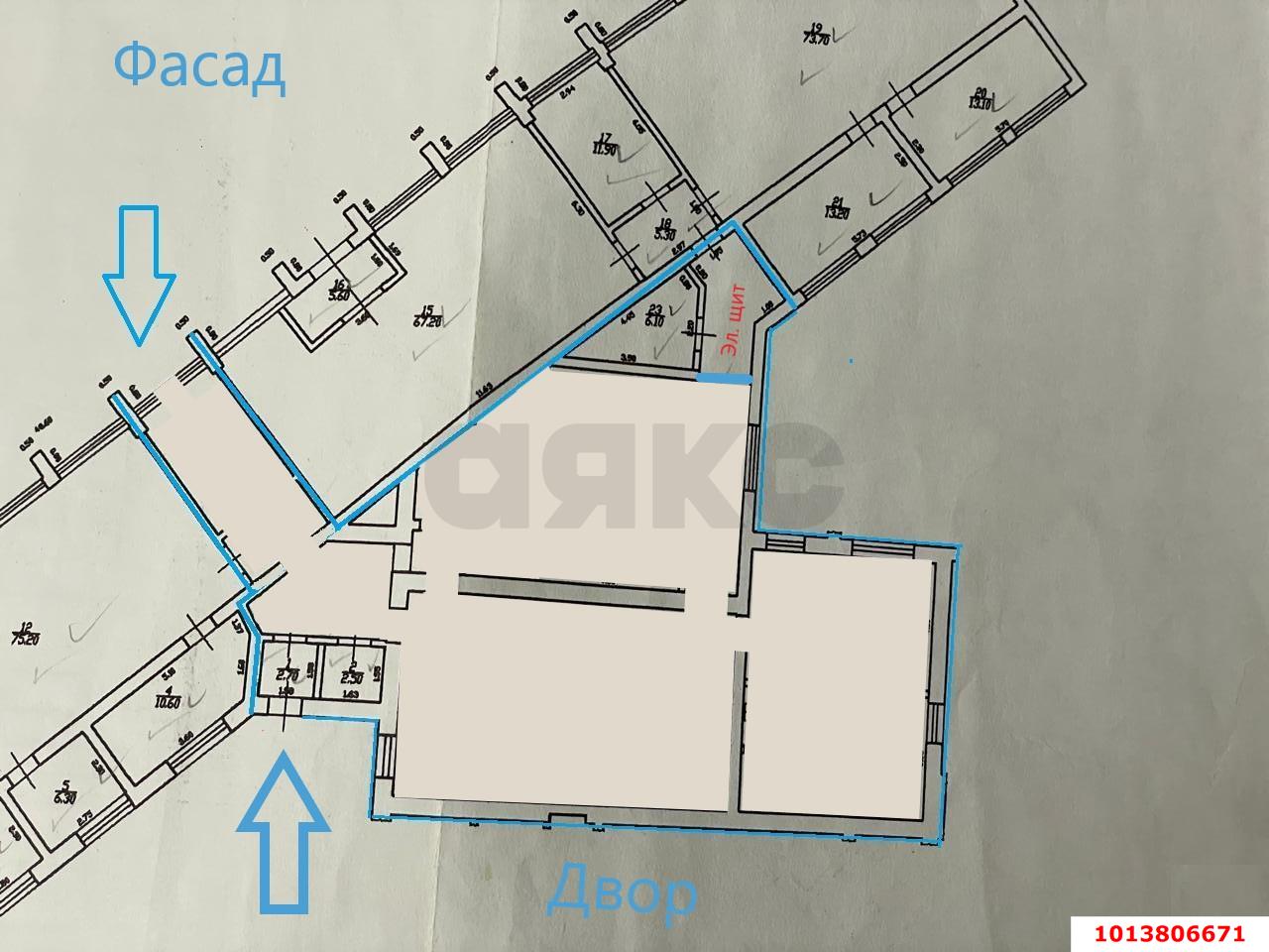Фото №4: Торговое помещение 487&nbsp;м², 1/1&nbsp;эт. - Краснодар, Прикубанский внутригородской округ, мкр. Фестивальный, ул. имени Тургенева, 191