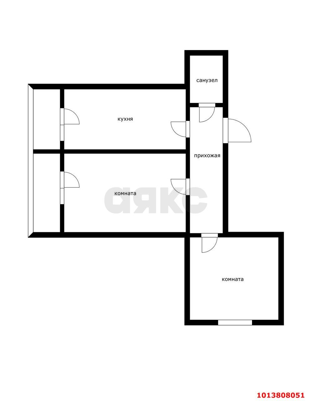 Фото №5: 2-комнатная квартира 71&nbsp;м², 10/10&nbsp;эт. - Кабардинка, ул. Мира, 15
