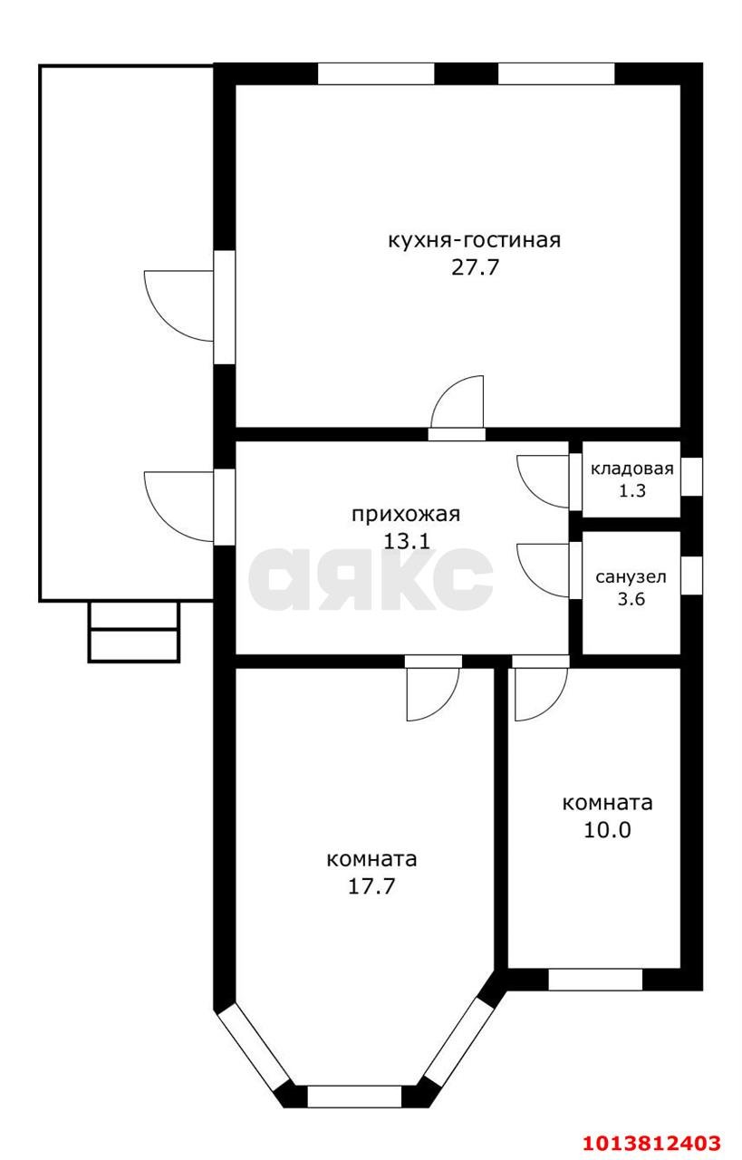 Фото №4: Дом 91&nbsp;м² + 6&nbsp;сот., 1&nbsp;эт. - Старокорсунская, Карасунский внутригородской округ, мкр. ДНТ Прибрежный, ул. 9-я Викторианская, 27