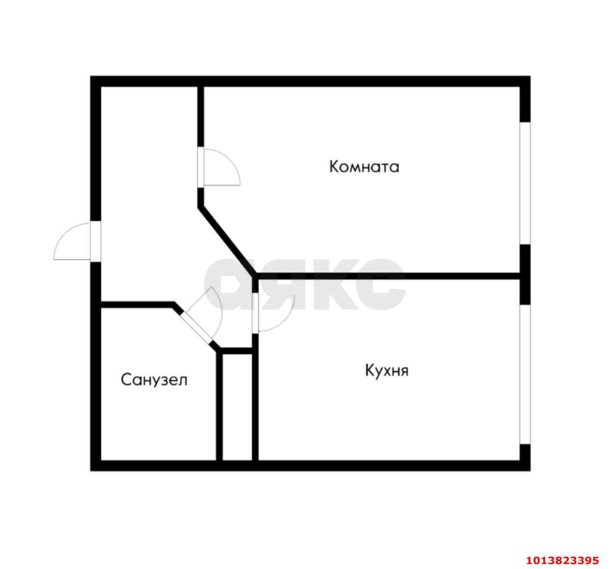 Фото №12: 1-комнатная квартира 38&nbsp;м², 7/9&nbsp;эт. - Яблоновский, ул. Шоссейная, 69/1к5