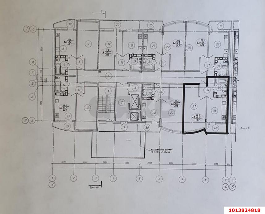 Фото №6: 1-комнатная квартира 41&nbsp;м², 11/22&nbsp;эт. - Краснодар, Карасунский внутригородской округ, мкр. Хлопчато-бумажный Комбинат, ул. Уральская, 120