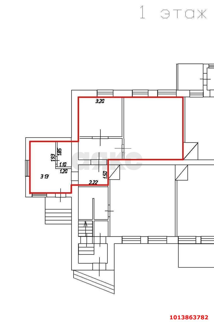 Фото №14: 2-комнатная квартира 50&nbsp;м², 1/1&nbsp;эт. - Краснодар, Центральный внутригородской округ, мкр. Центральный, ул. Янковского, 63