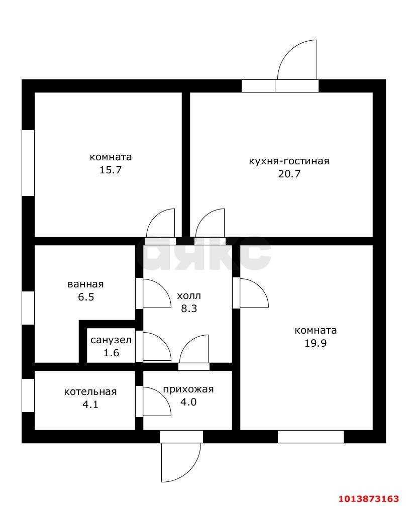Фото №18: Дом 80&nbsp;м² + 8.18&nbsp;сот., 1&nbsp;эт. - СНТ Хуторок-2, мкр. Прикубанский внутригородской округ, ул. Центральная, 253/1
