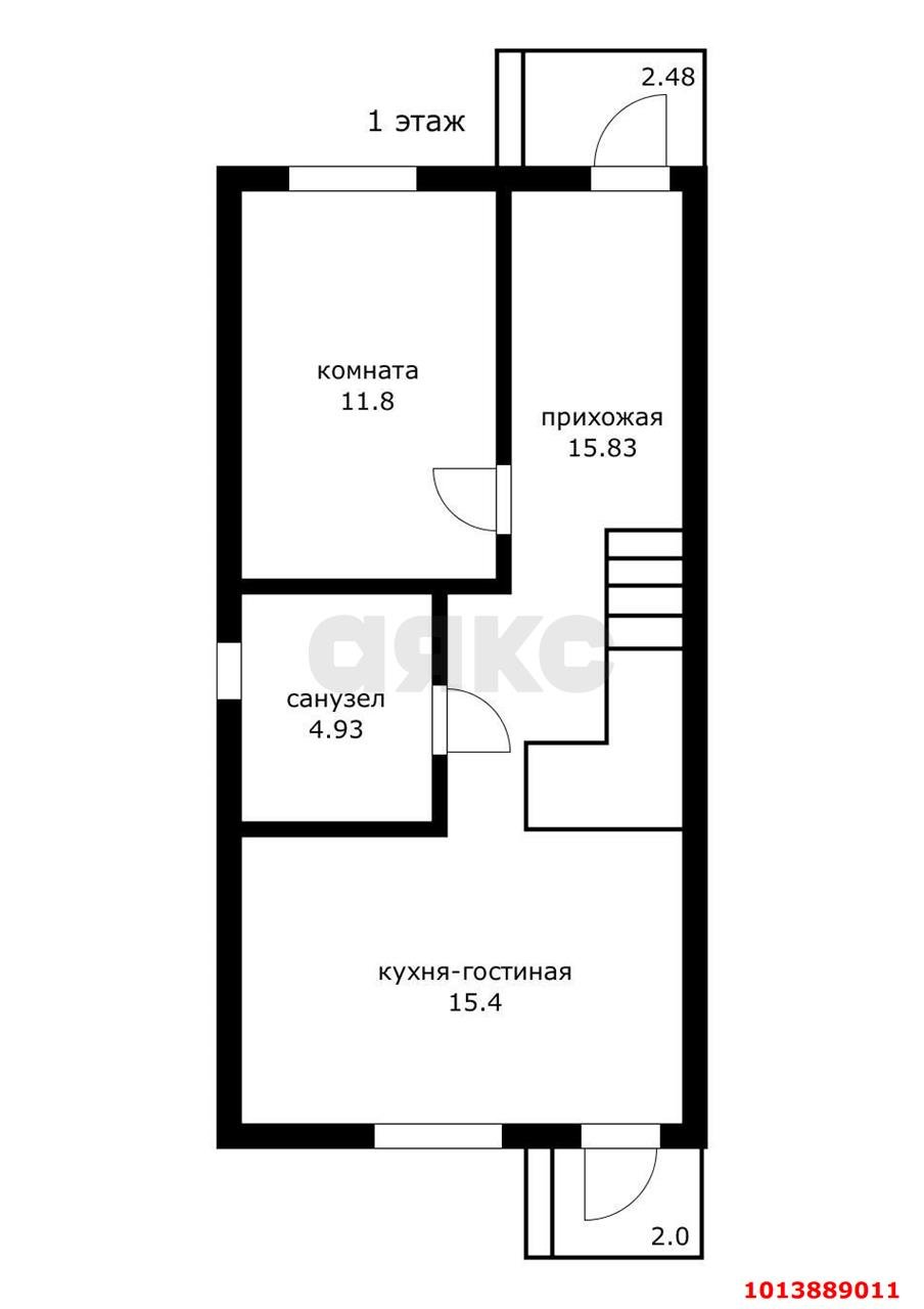 Фото №14: Дом 89&nbsp;м² + 1&nbsp;сот., 2&nbsp;эт. - Пригородный, Карасунский внутригородской округ, мкр. Алтайский, ул. Болгарская, 14к2