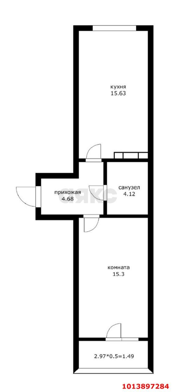 Фото №6: 1-комнатная квартира 41&nbsp;м², 16/18&nbsp;эт. - Краснодар, Прикубанский внутригородской округ, мкр. ЖК Архитектор, ул. Наставников, 12