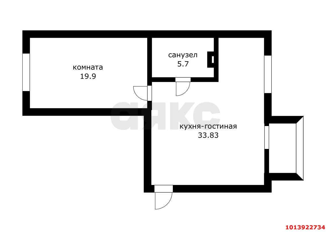 Фото №17: 2-комнатная квартира 58&nbsp;м², 2/2&nbsp;эт. - Краснодар, Западный внутригородской округ, мкр. Горгаз, ул. Южная, 14