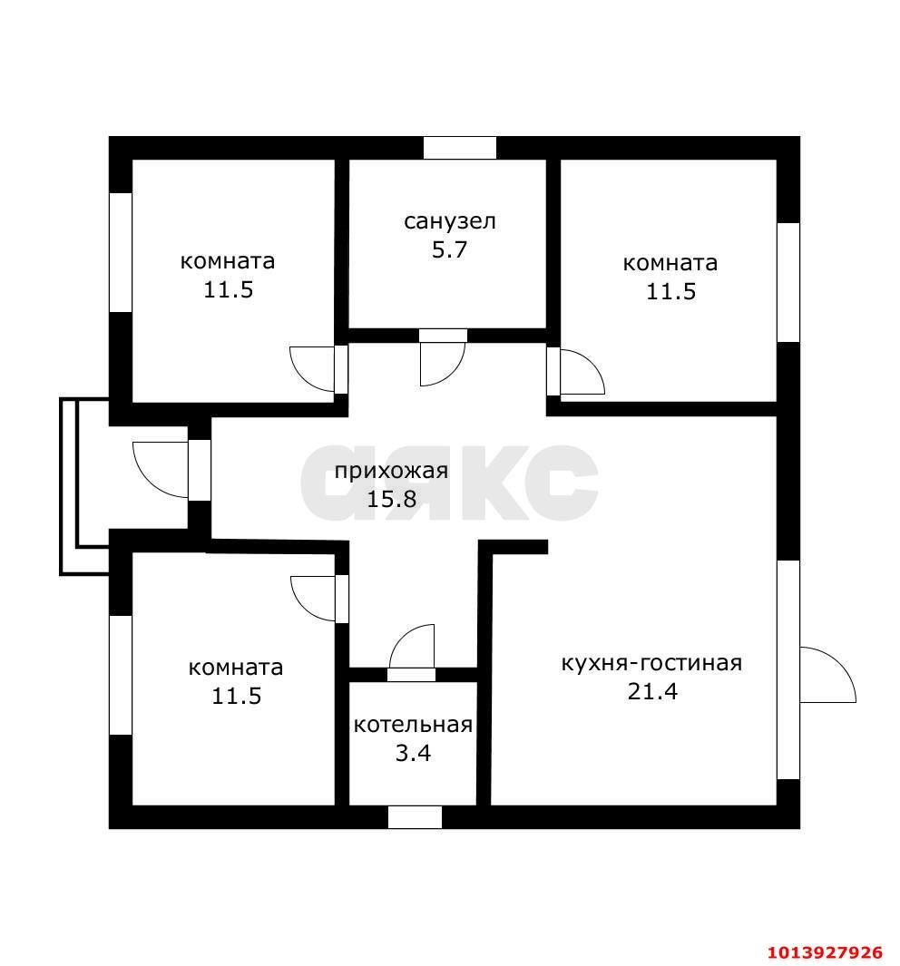 Фото №7: Дом 81&nbsp;м² + 4&nbsp;сот., 1&nbsp;эт. - Кубанская Нива, мкр. Прикубанский внутригородской округ, ул. Центральная