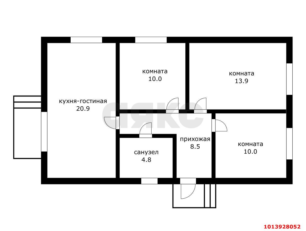 Фото №2: Дом 70&nbsp;м² + 4.01&nbsp;сот., 1&nbsp;эт. - Ленина, мкр. Карасунский внутригородской округ, ул. Мичурина, 25