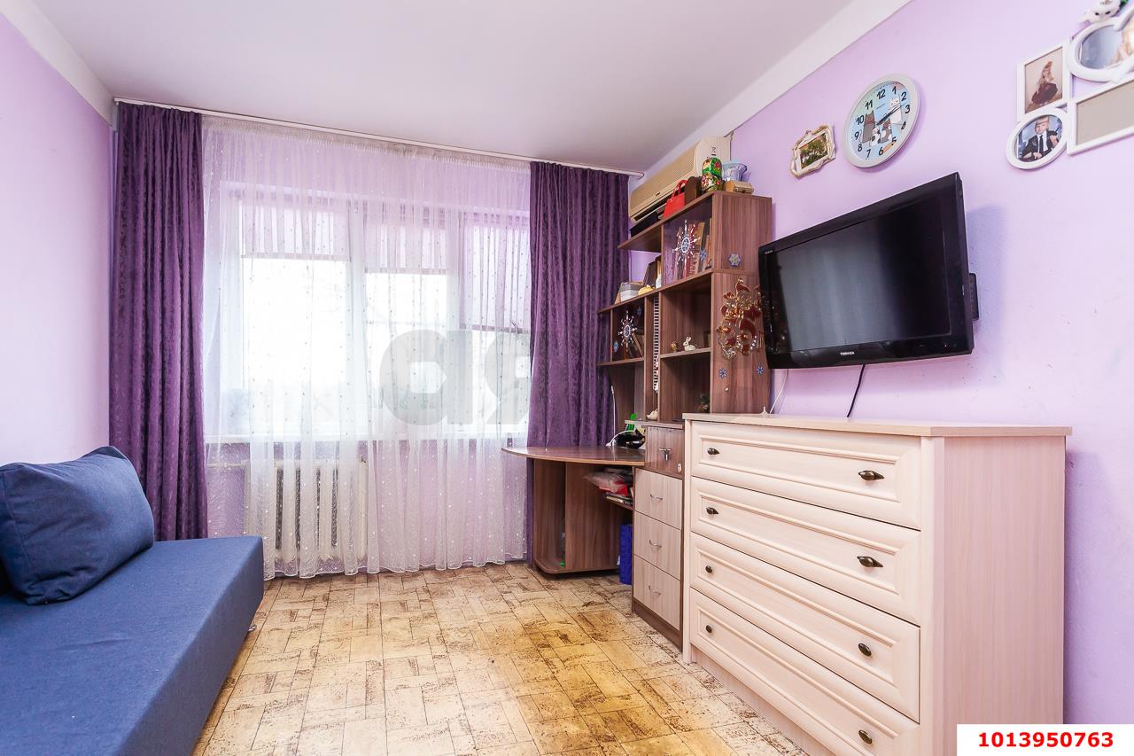 Фото №6: 3-комнатная квартира 64&nbsp;м², 5/9&nbsp;эт. - Краснодар, Карасунский внутригородской округ, мкр. Комсомольский, ул. Тюляева, 25